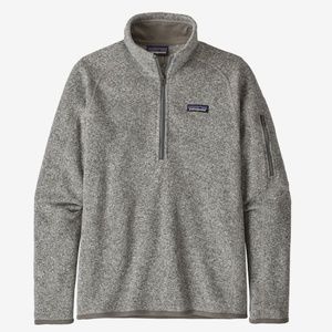 NWOT Women’s Grey Patagonia Better Sweater 1/4 Zip Fleece Size M